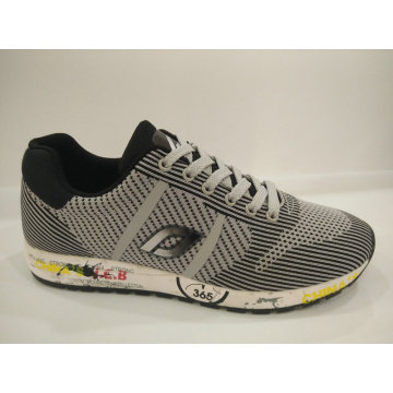 Anti-Microbial Tricô Casual Running Shoes para Homens